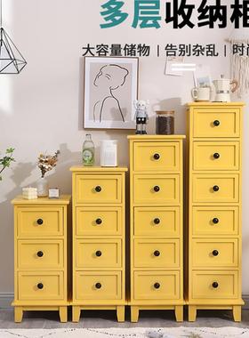 超窄边柜夹缝尺收纳柜复古斗柜多层抽屉实kbg-002式收纳柜储小寸