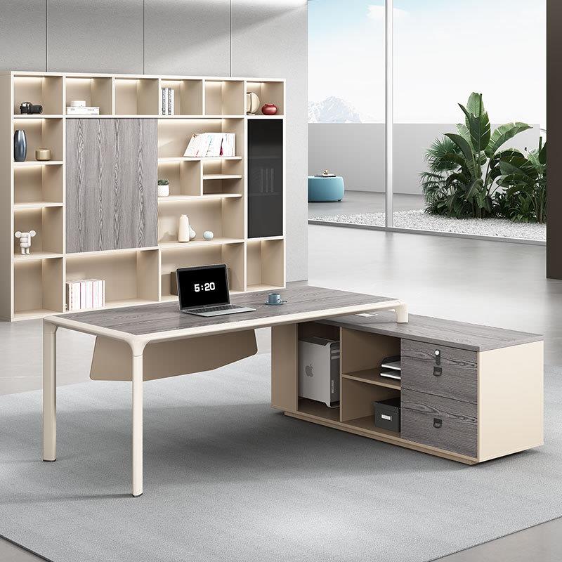 享办公桌新单中式人经理总裁桌大班台约现代简主管tx-001途桌电脑