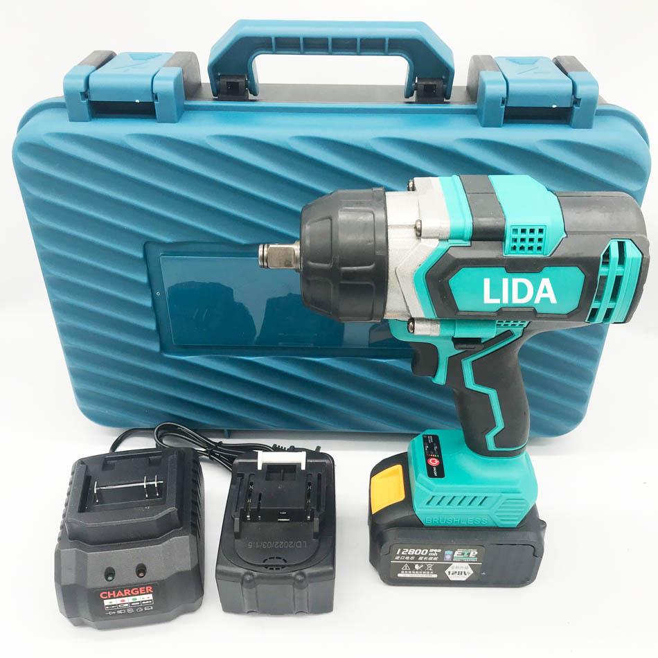 牧田款型电动扳击手85重0N大力汽修轮KTG胎塔吊拆装无刷扭充电冲