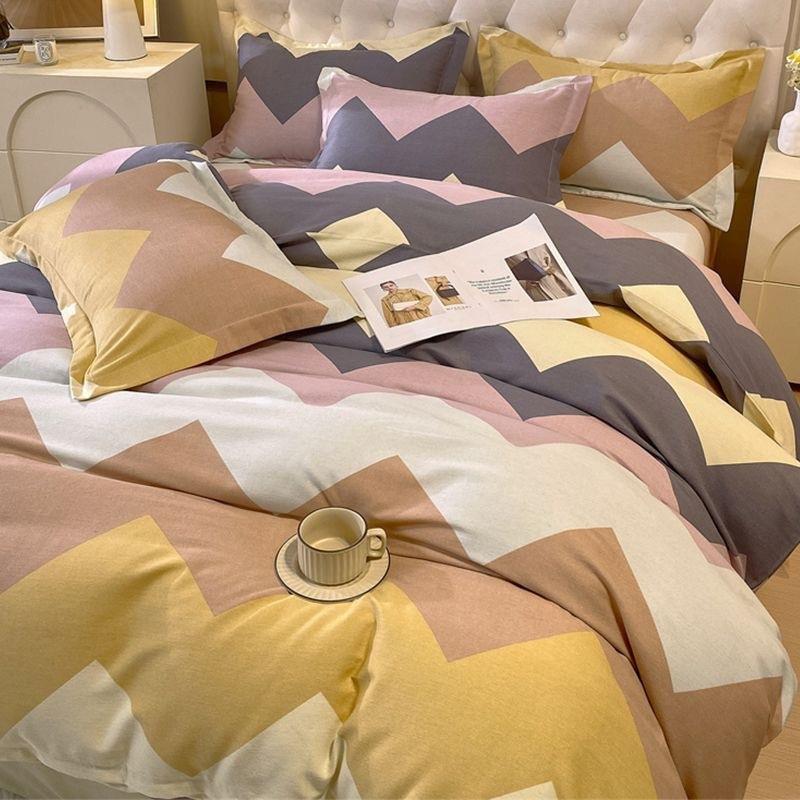 240支加IBG厚全棉磨毛棉四件单件被0套保暖纯被套罩15020023双人