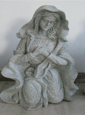 出口汉观白墓碑雕刻欧式西YG-01786四季女神雕像石雕酒店景方人玉