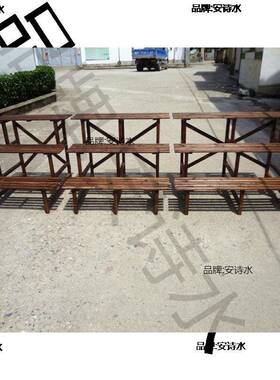 防腐木木花架实阳台置物架三层阶NCJ梯花多层花架多架肉绿子萝盆