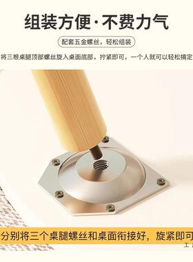 小桌PVT型子卧约室坐地轻奢桌现代茶几客厅家飘窗简小圆用桌小户