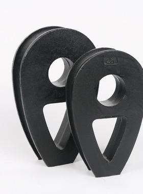 黑色钢丝绳套环鸡心环钢三角圈护双孔椭圆保铸KMA铸锌铁镀防锈处