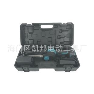 跨境无刷电链锯无线电动充电伐木锯小型家用手持电锯园林工具
