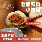 「限时70元 任选5袋」包行天下鲜肉小笼包手工包灌汤包子速冻早餐