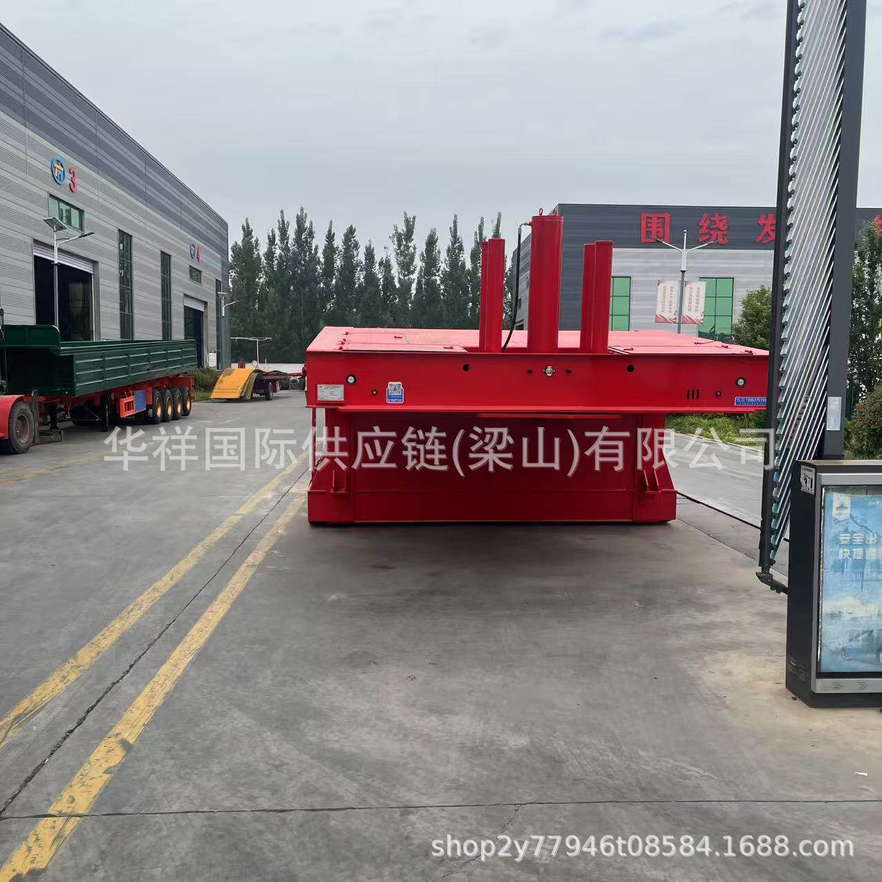 供应运输大型电力设备  风力发电设备运输拖车 凹芯车轴低床拖车