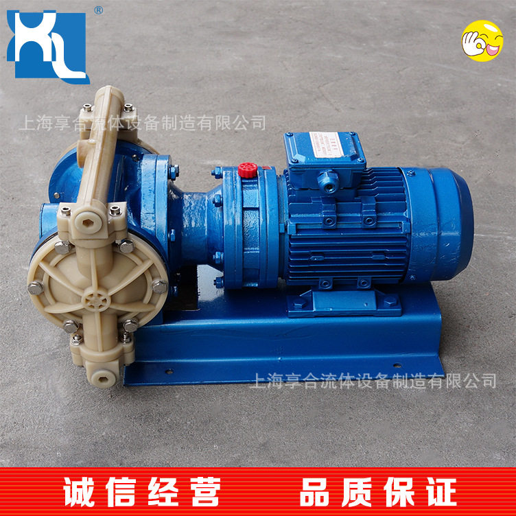 氟塑料电动隔膜泵DBY-15耐强酸强碱防爆电动隔膜泵