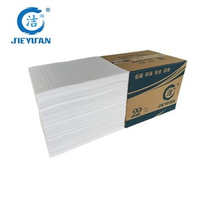 洁源 OP2002X厂家2MM厚带撕线耐磨型吸油片48x38cm200片吸油棉