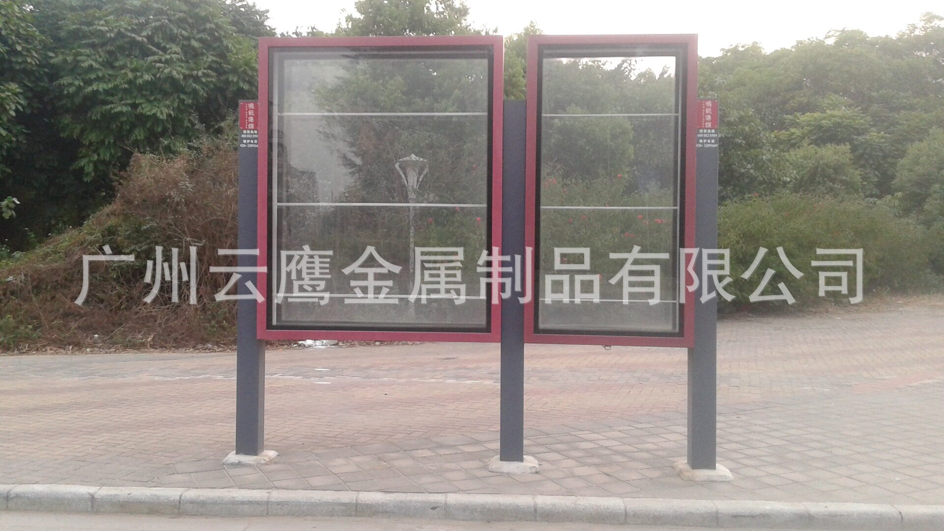 广州厂家专业定做小区宣传栏 不锈钢烤漆宣传栏 户外灯箱