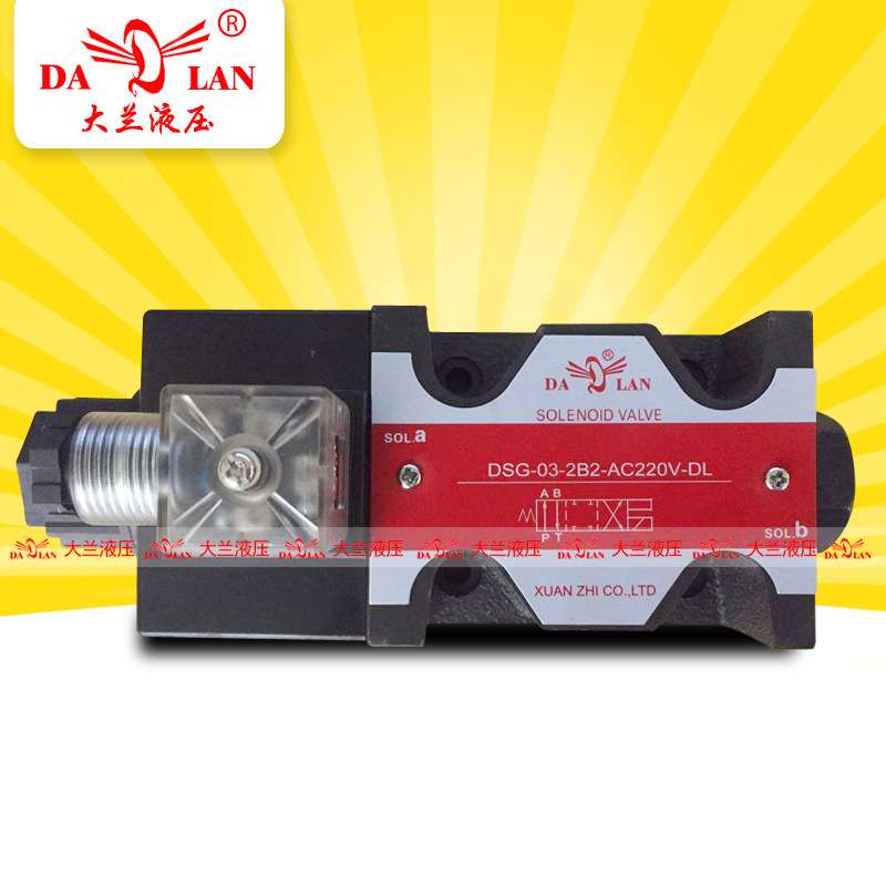 单头10通径插头电磁阀DSG-03-2B2/2B8/2B2B/2B2A-AC220V/DC24V-DL