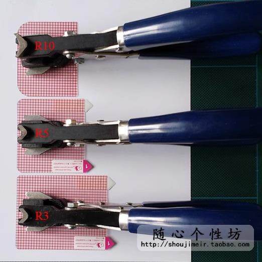 卡片圆角器吊牌剪角器纸张倒角器切角机R3R5R10mm半圆切角