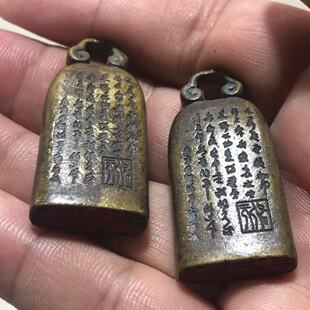 仿古实心铜印章复古文字小铜印办公室书房压纸镇纸书法装饰摆件