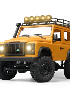 莽牛MN98 全比例带车顶灯四驱攀爬卫士二代升级版 RC CAR 遥控车