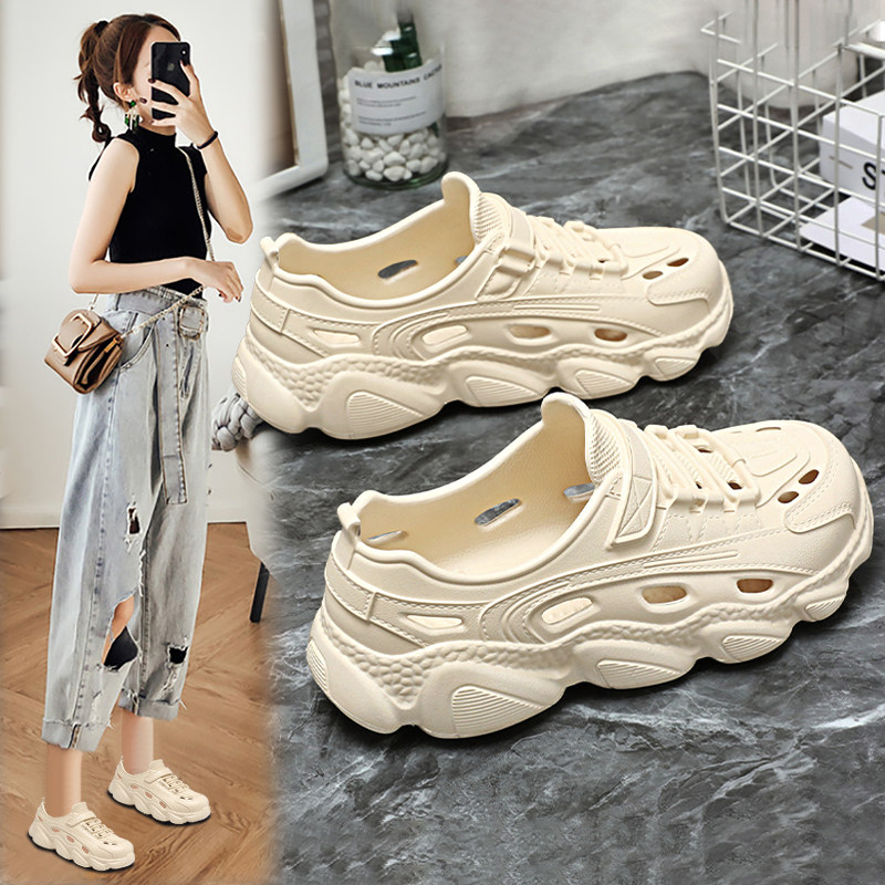 速发20洞4新款全包2洞鞋涉季大码可下水海边沙滩凉鞋士外穿夏水鞋