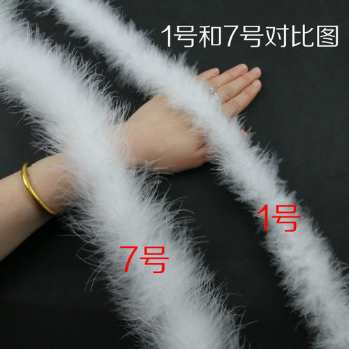 速发白色羽毛 羽毛条 羽毛绒条 羽毛 羽毛布条 服装辅料