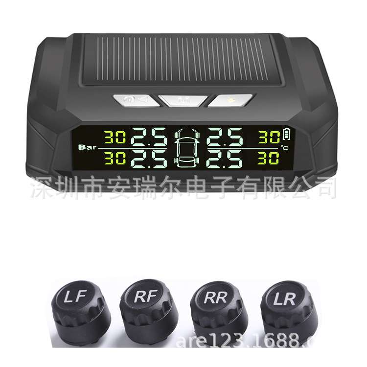 太阳能胎压监测器无线胎压监测器TPMS胎压监测器轿车胎压检测器