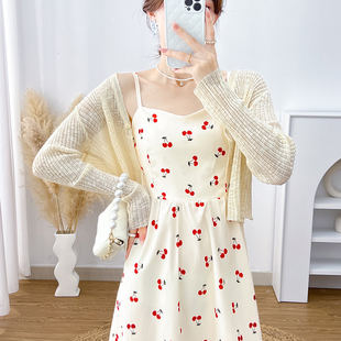 碎花收腰百搭显瘦产后喂奶吊带裙潮 中长款 哺乳连衣裙夏季 外出新款