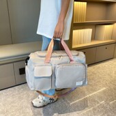 学生防水大容量旅行包短途出差收纳行李袋干湿分离游泳瑜伽健身包