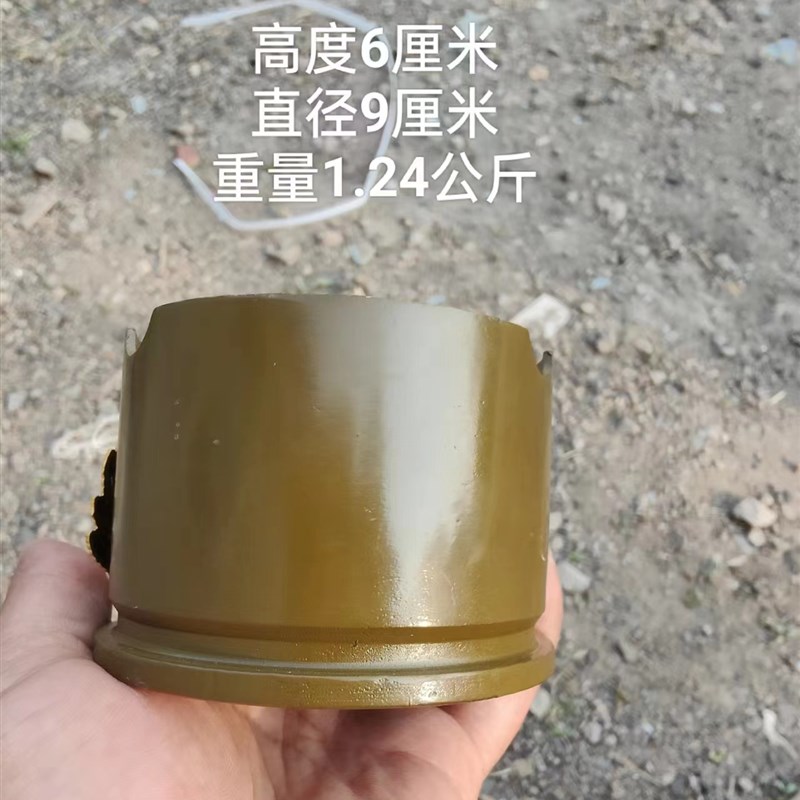 居家摆件57款钢壳笔筒/烟灰缸黄绿经典桌面饰品原壳制作配金属徽