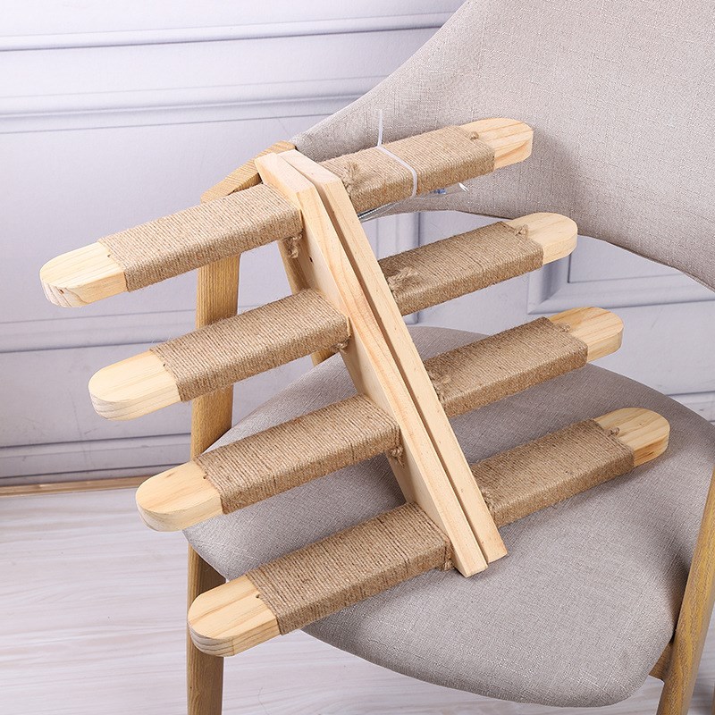 木质猫爬架子墙上猫跳台实木diy壁挂式多层剑麻带猫咪攀爬猫架子