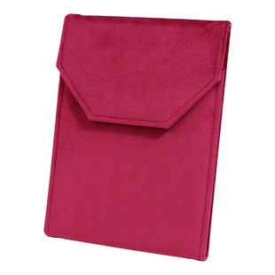 丽丝绒布珍珠项链包时尚毛衣链套链收纳包创意珠宝首饰包装盒