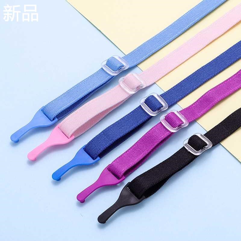 眼镜防脱落神器儿童眼镜防滑绳固定篮球运动卡扣绑带W防掉绳子新