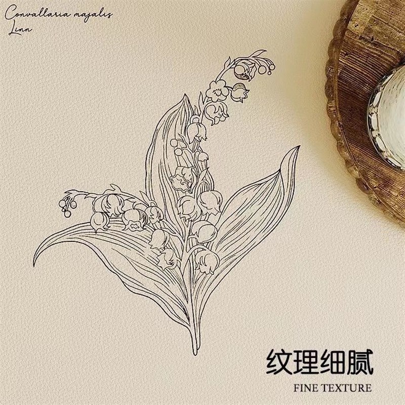 轻奢高级感餐桌防水防油免洗PVC皮革桌布奶油风茶几桌垫现代简约