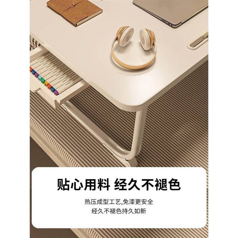 放床上的小桌子可折叠书桌宿舍寝室学生上下铺P学习电脑桌写字桌图片