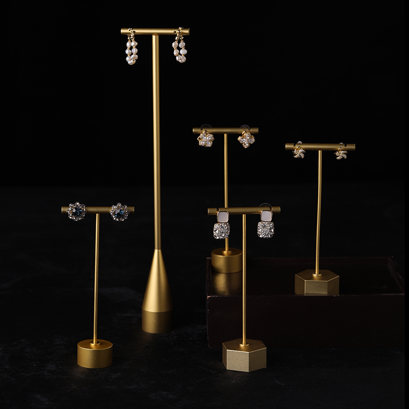 首饰展示架耳环架子陈列立式收纳架店铺耳饰拍照摆件珠宝饰品道具