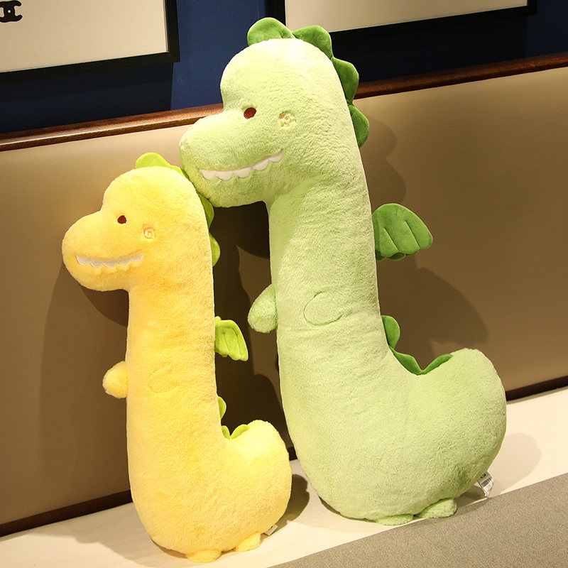 可爱恐龙毛绒玩具儿童布娃娃玩偶女孩F睡觉长抱枕恐龙公仔儿童礼
