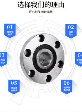 法兰式0机床丝杠轴承FL7604203P5DB/76204760205/760206/DH//P2WF