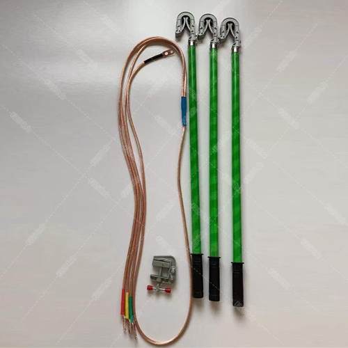 LSZ外压双舌地棒电站国标软铜户接接地线户高外便捷型短路接地棒