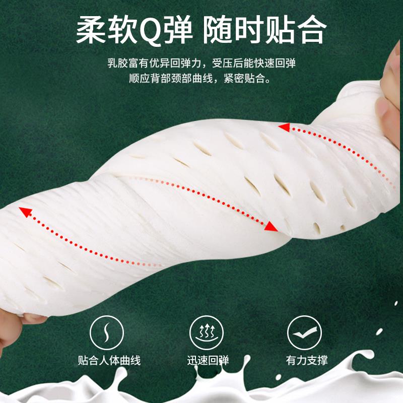 天然乳胶汽车头枕车载靠垫车用座椅护颈枕车内腰靠腰枕女神