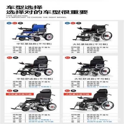 电动轮椅车厂家自动智能24V电动轮椅车残疾人老人代步专用可折叠