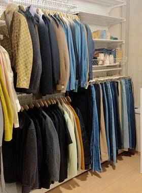 4I免安装衣柜家QOF用卧板用室洞洞简实易衣柜出租房结耐衣帽间衣