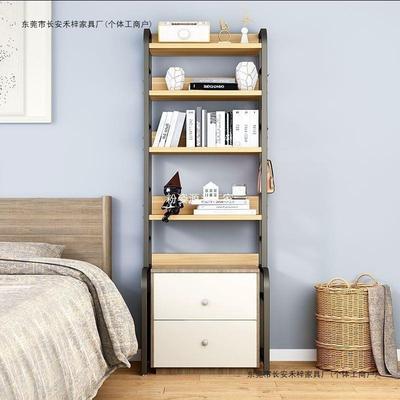简约现调可节床头柜上代的置物架架子卧室书多层落地收纳架床HDD
