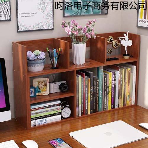 简书上桌学生书架多层童桌面置物架小型家用办公室收儿易见详情纳