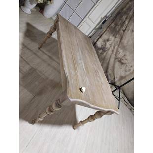 餐L7实议木餐桌复古原餐桌西桌欧木式 餐桌办公桌实木茶SMM几会桌