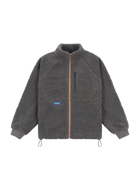 Dime MTL Coverstitch Sherpa Fleece秋冬加绒立领保暖夹克外套男