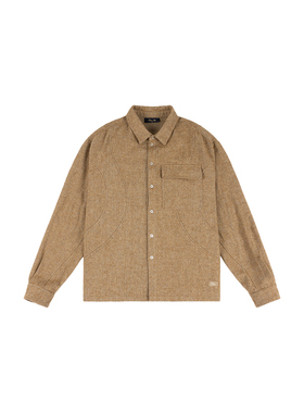 Dime MTL Wool overshirt 美式秋冬工装复古加厚男女羊毛衬衫外套