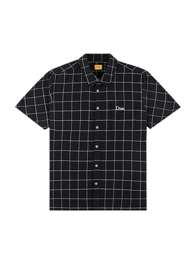 Dime MTL Big Checkered Linen S/S Shirt 亚麻Dime透气短袖衬衫