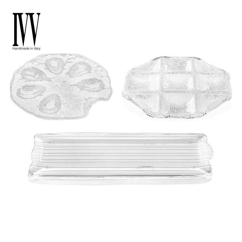 意大利IVV进口玻璃蘸料碟子欧式家用水果拼盘干果盘寿司碟生蚝盘,电子元器件市场,其它元器件,淘宝优惠券,粉丝福利购,淘宝优惠卷