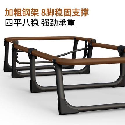 折叠床躺椅单人床办公室简易午睡午休床医院陪护床含加厚加固便携