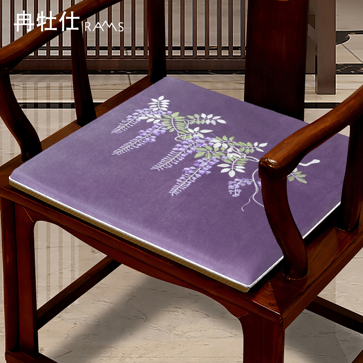 新中式红木椅子坐垫太师椅圈椅实木官帽茶椅座垫海绵垫沙发防滑垫