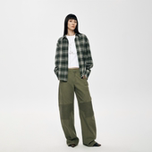 松弛感纯棉衬衣春季 流行穿搭气质上衣 PAJAMA 风格 特价 RURE