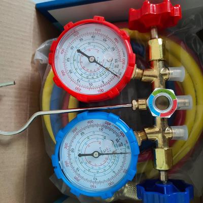 CT-536加氟双表阀，适用于R410,R134,R12,R22冷媒制冷剂耐压