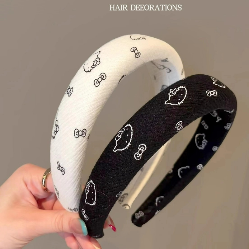 KT猫咪高颅顶可爱发箍秋冬外出