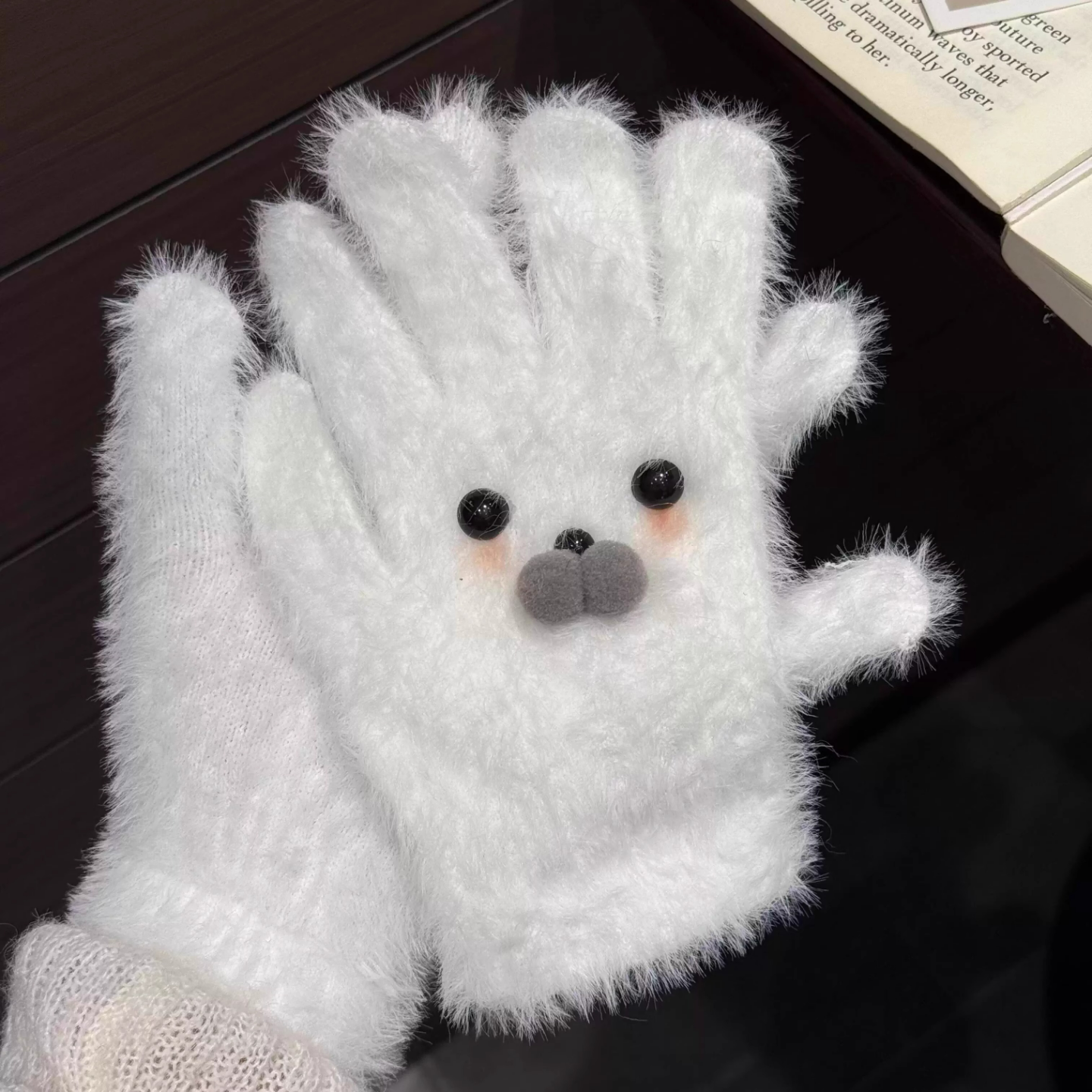 可爱小海豹手套冬季保暖