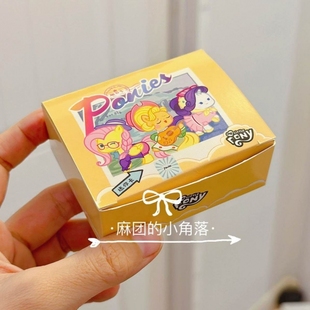 一盒 趣1镭射小卡小卡片团团手工素材包小马宝莉卡片迷你版